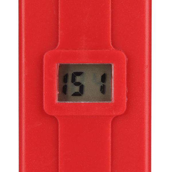 PH-mätare Digital Display Liten Fel 0,0 till 14,0 pH Mätintervall ABS PH-penna för Akvarier Laboratorium Röd Svart