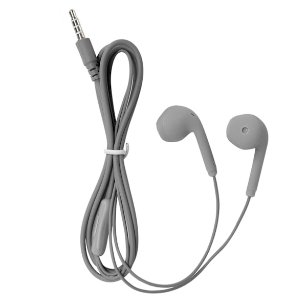 U19 Trådbundna Hörlurar Universal 3.5mm HiFi Musik Hörlurar Trådstyrda för Mobiltelefon (Grå)