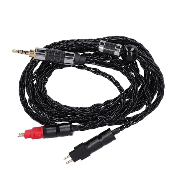 Dobbelt nål 8 kerne afbalanceret OCC sølvbelagt lydkabel til Sennheiser HD600 HD580 2,5 mm afbalanceret