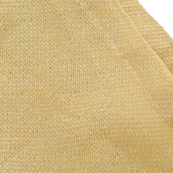 Solsejl HDPE Trekant Baldakin UV-beskyttelse 3x3x3 Meter Beige til Have Pool
