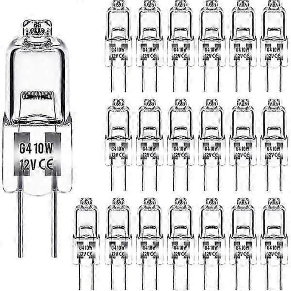 GETIT (10W) G4 halogenlampor 10W 12V - Varmvit - 20-pack