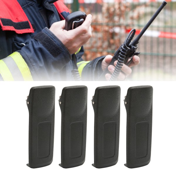 4 st Radiobältesklämma Ersättning Walkie Talkie Bälteshållare för Motorola XPR3300e XPR3500e XPR7550e D​​P4000 APX4000