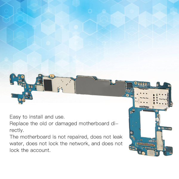Avattu matkapuhelimen emolevy PCB-emolevy logiikkakortti Samsung Galaxy Note9 64GB:lle