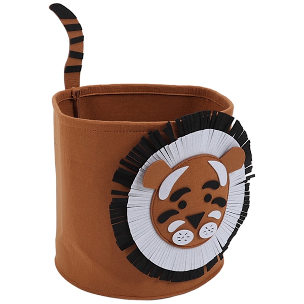 Bomullstvättkorg Tjock Cartoon Animal Barnleksaker Hushållsskräp Smutsiga Kläder Förvaringshink 30x27cm