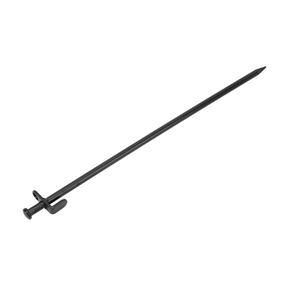 Kraftiga Tältpinnar i Smitt Stål för Utomhusbruk, Mångsidig Användning med Stort Huvud för Hård eller Stenig Mark (40cm)