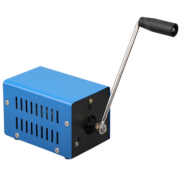 Högeffekts handvevgenerator för nödsituationer utomhus USB-telefon Datorladdning 3V/5V/6V/9V/12V/15V