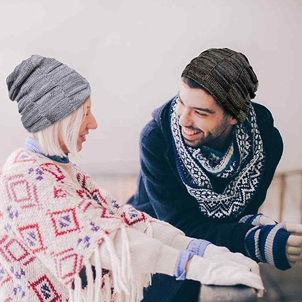 Slouchy man beanie Hat Vinterhat Man Cool beanie hat man line