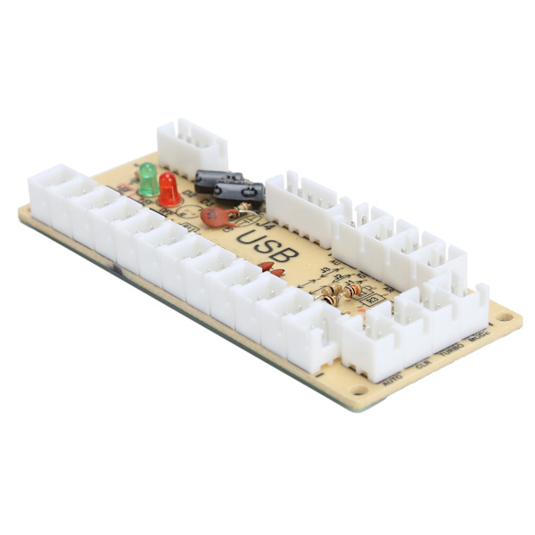 Arcade-peli DIY -sarjat Joystick-lisävarusteet USB-enkooderilevyadapterilla PC-peliinMusta
