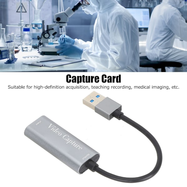 4K HD Multimedia Interface - USB2.0 -videokaappauskortti HD-pelien suoratoistoon