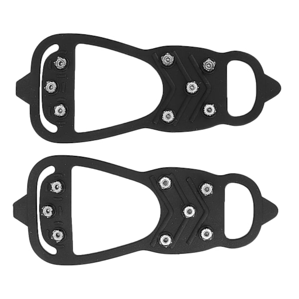 Anti Slip Ice Cleats Sko Spikes Crampons 8 Stål Spikes Walk Traction Sne Grips(M (3040 Størrelse) )