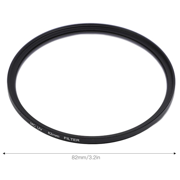 MC UV-objektivfilter, ultra tyndt, multicoated beskyttende UV-objektivfilter til Nikon-kamera 82mm