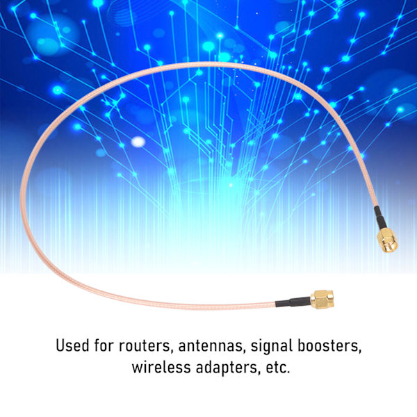 SMA-uros naar SMA-uros -jatkokaapeli RG316 RF-liitinpistokkeen liitinjatkokaapeli