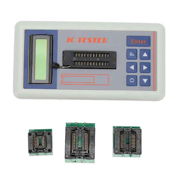 IC-tester - Høj præcision multifunktionel transistortester til 74HC-serien, 74LS-serien, CD4000-serien og HEF400-serien