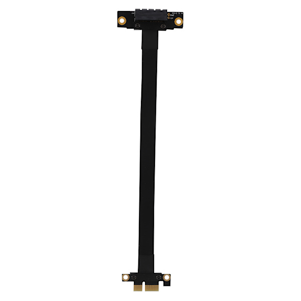 20cm PCI E 1X 90 asteen suurinopeuksinen jatkojohto kultaisella sormensuojuksella