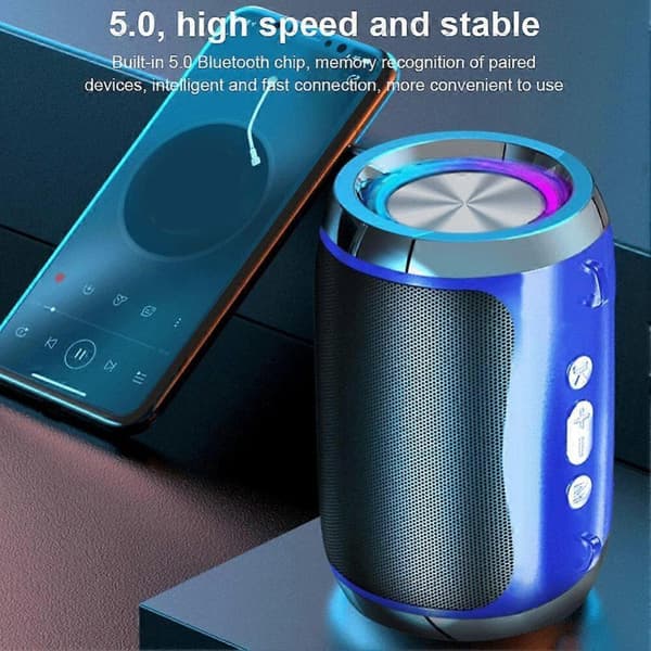 Bærbar Cool Intelligent Stemme Bluetooth Højttaler Udendørs Bluetooth Højttaler