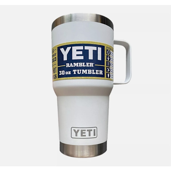 YETI Rambler med Handtag Resemugg 30oz Termisk Vakuum Isolerad ALLA FÄRGER