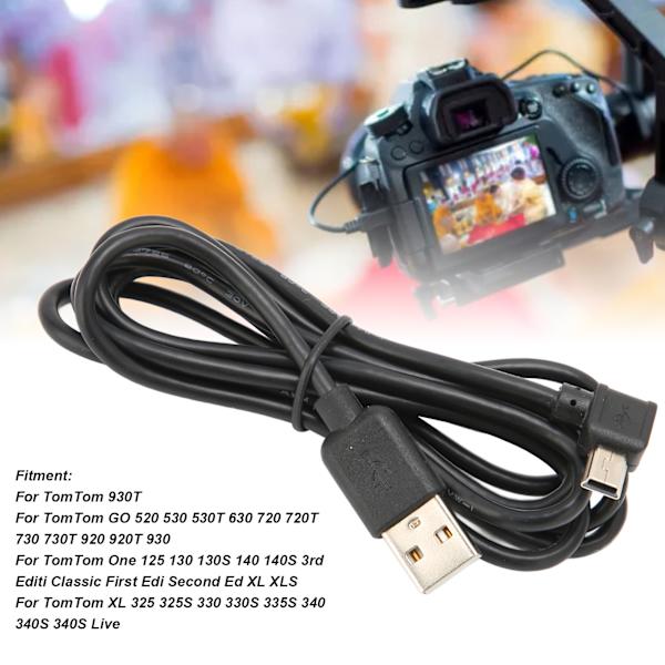 5Pin 150cm Mini USB-kabel GPS mobiltelefoner nettbrett MP3-spillere ladekabel for TomTom GO 520 530 630 720 730 920 930