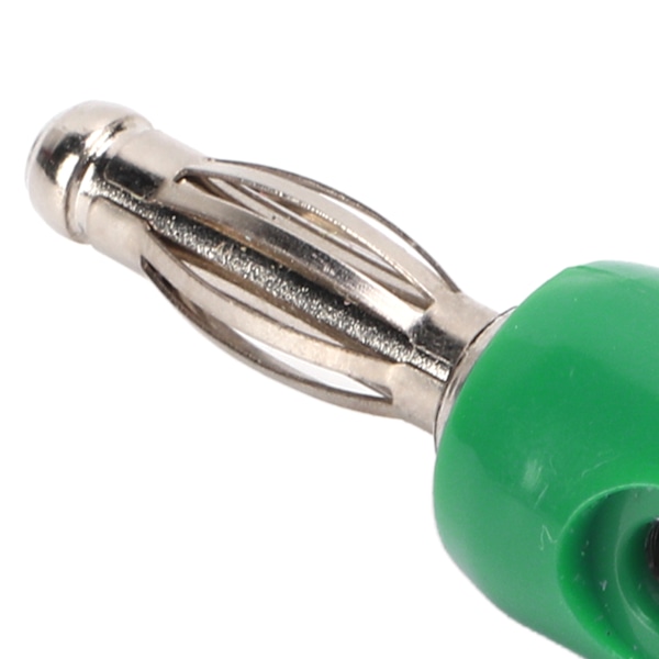 10 stk. 4 mm stabelbare bananplugstik, loddefri bananplugs til sikkerhedstilbehør, grøn