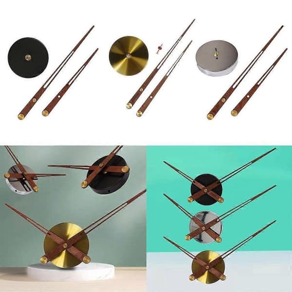 Quartz Klockrörelse DIY Klockreparationssats Lång Axel Quartz Klockrörelse