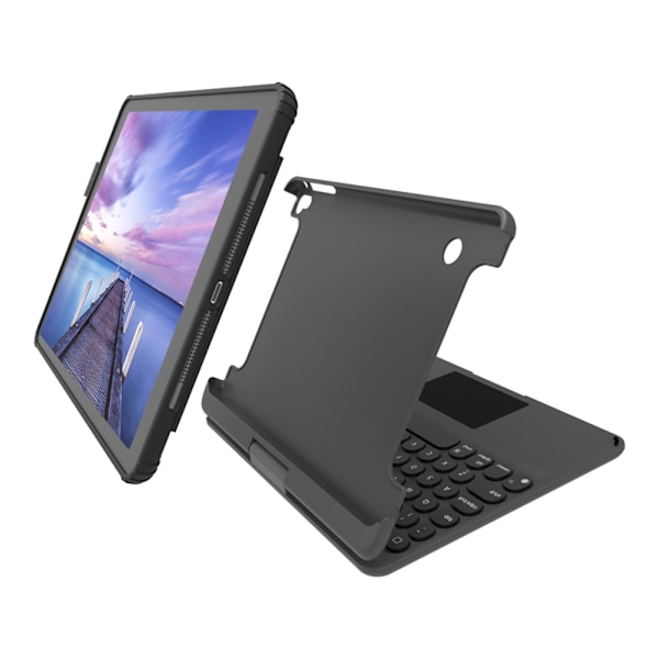 360° roterande fodral 7 färger bakgrundsbelyst trådlöst Bluetooth-tangentbord för iPad Air2 Pro 9.7