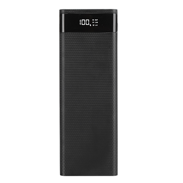 S10 Høy kvalitet ABS 10 X 18650 Bærbar DIY Standard Batteriboks Ingen sveising Mobil strømkasse Kit