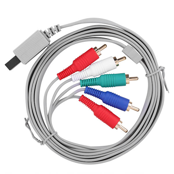 Høydefinisjons AV-lyd-videoadapter HDTV-komponentkabel for Wii U-spillkonsoll