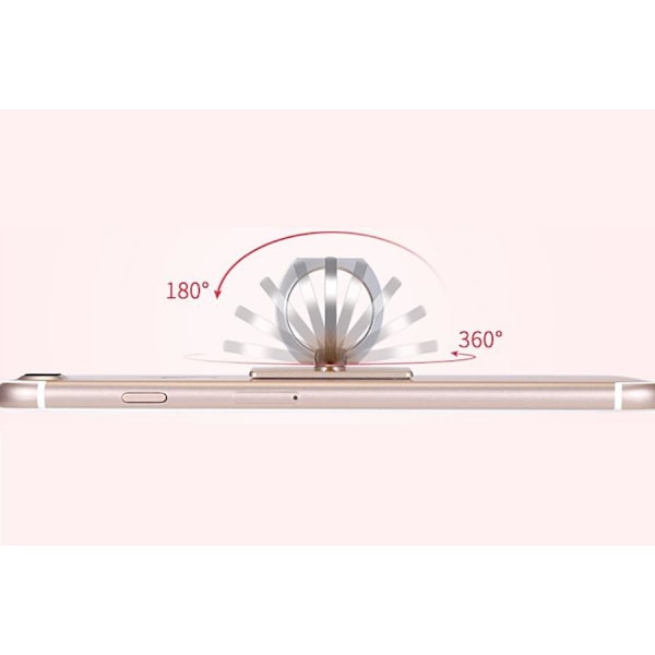 Soporte Universal para Móvil con Rotación 360° en Plata