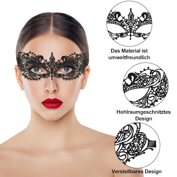 Iögonfallande Pannband med Kattöron, Sexig Vacker Utsökt Spets, One Size Passar De Flesta, Perfekt För Cosplay, Maskerad, Kostymfester, Modeaccessoar