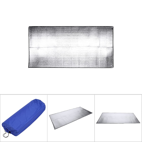 Mångsidig Campingmatta, Skumfoliefilt Säkerställer Värmeisolering Och Reflekterar Värme För Oöverträffad Utomhuskomfort, 2x2m Lättviktig Och Vikbar