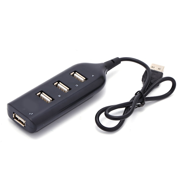 Kablet mikro-USB 2.0 4-porters fordeler multihub splitter strøm for PC-datamaskin