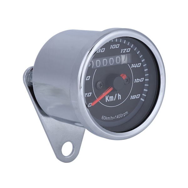 Universal dobbel farge LED lys kilometerteller speedometer km/t for motorsykkel