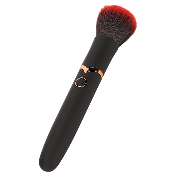USB Makeup Brush Uppladdningsbar Massage 10 Växlar Justerbar Elektronisk Kosmetisk Borste för Att Lindra Ömhet Svart Rund Huvud