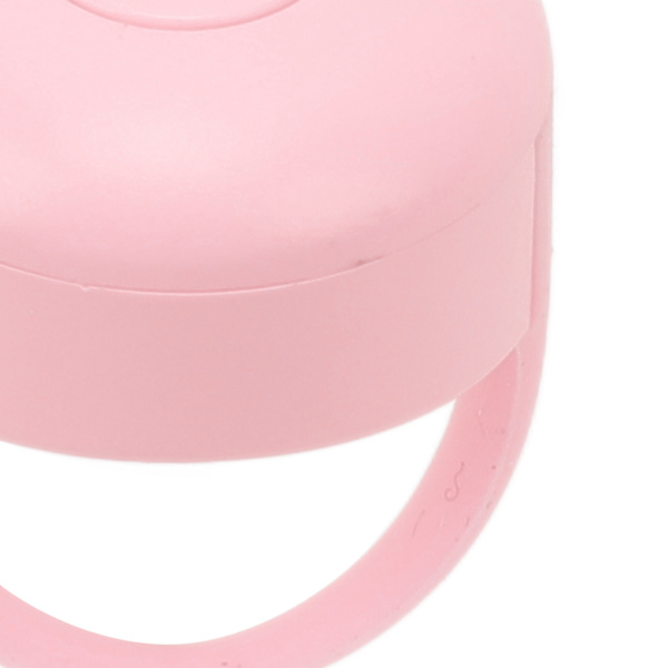Sormenpään videon ohjain Langaton BT4.0 Jopa 32.8ft Ergonominen ABS Silikoni Sovellus Sivunkääntäjä Selfie-videon selaamiseen Pinkki