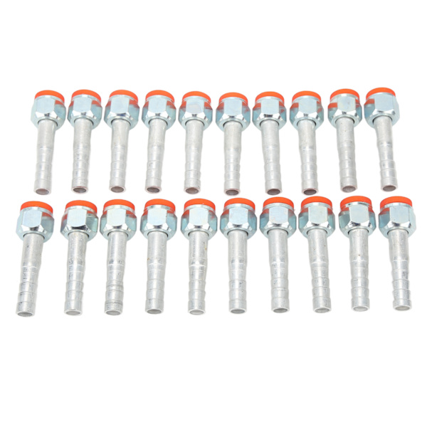 20 stk. Aircondition Slange Barb Fitting Lige Aluminium Høj Styrke Universal til Biler Lastbiler