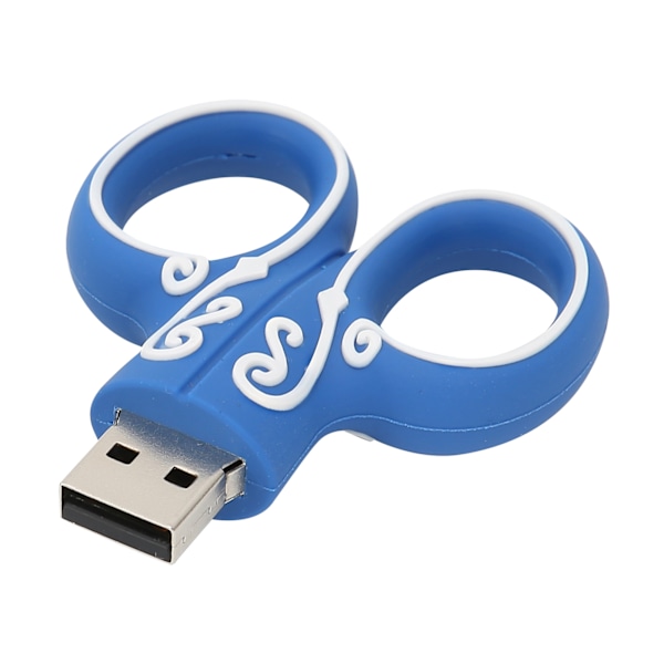 USB-minne Flash Drive Tecknade Saxar U Disk Plugin Portabel Datalagringsenhet (128GB)