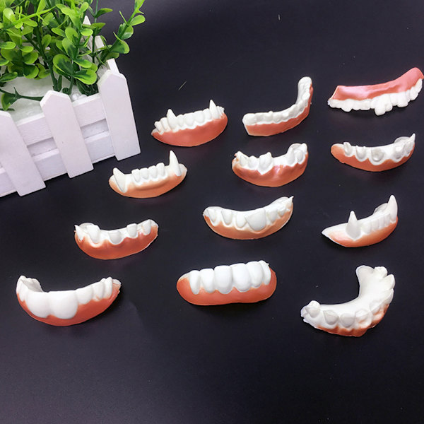10/12 kappaletta Gnarly Teeth Gag Teeth