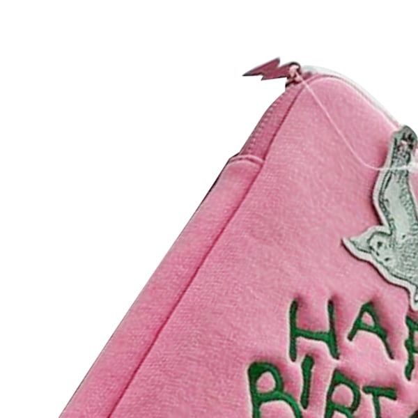 Tabletfodral Sött Stilrent Rosa Mjukt Bomullstyg Stöttålig Väska för IOS Tablet 13 till 14 tum Laptop Tangentbord Mus