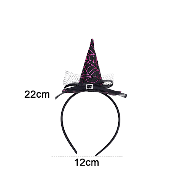 Halloween Headbands Hair Clip,Assorted Halloween Party Witch