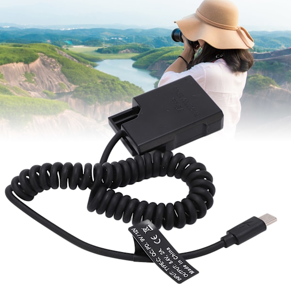 Type C Strømadapter DC Kobling ENEL14 Fuld Dekodning Dummy Batteri til Nikon D5600 D5500
