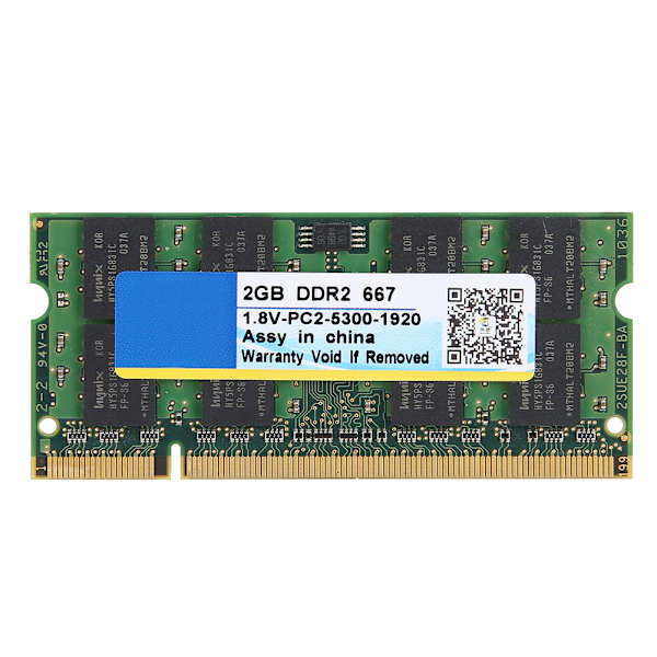 xiede DDR2 667MHz 2GB 200Pin kannettavaan emolevyyn muisti RAM intel / AMD