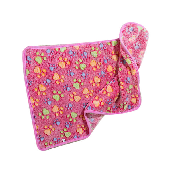 Maskintvättbara Husdjursfiltar, Sött Tassavtryck, Mjuk Fluffig Fleece För Hundar Katter, Olika Färger Tillgängliga, Lätt Att Ta Med På Din Nästa Utomhusaktivitet