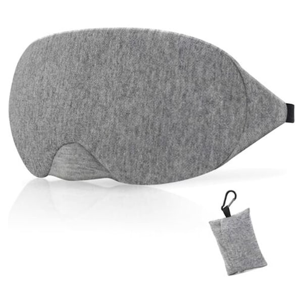 Uppvärmd ögonmassagerare för att lindra ansträngda ögon, ergonomisk design bomullsögonmask för oavbruten sömn