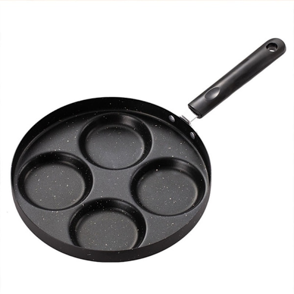 Maifan Sten Non-stick Stekpanna, Hög Kvalitet och Mångsidig för Frukostlagning, Jämn Uppvärmning och Robusta Nitar, 24cm Diameter, Aluminiumlegering
