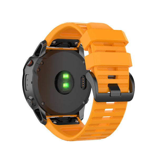 Ersättningsarmband kompatibelt med Garmin Fenix 7X/Fenix 6X GPS/Fenix 6X PRO Watch Silikonarmband 26mm Snabbfjäderarmband med verktyg