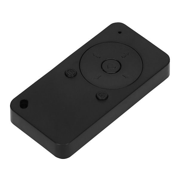 Trådløs Bluetooth-telefonselvtimer Selfie-videosidevender Udløserfjernbetjening (sort)