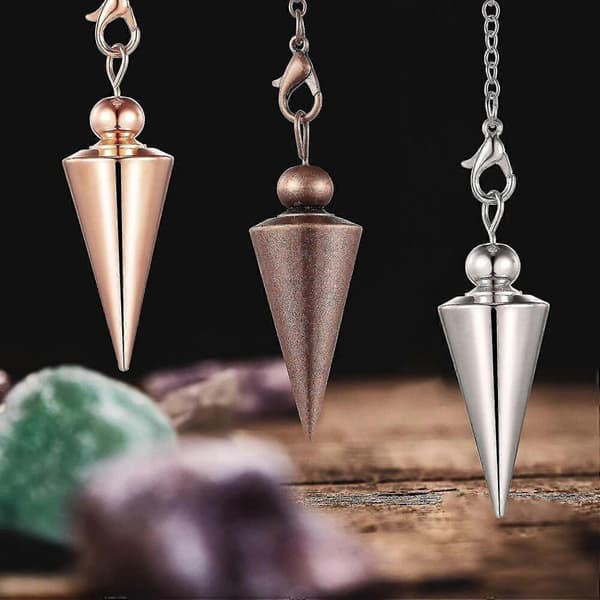 4 st Koppar Metall Pendel Pendel Pendel Pendel Meditationsset