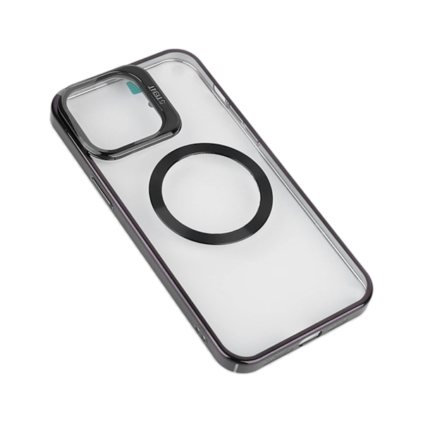 Svart telefondeksel Plating Magnetisk Hard Case Mobiltelefon Beskyttende Deksel for IPhone14 PRO MAX