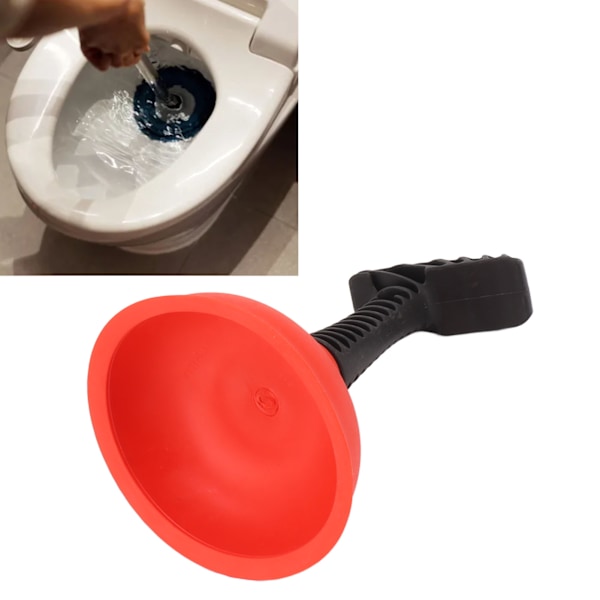 Mini Plunger Kraftfullt halkfritt handtag Effektiv liten avloppsplunger för toalett badkar handfat Typ 1