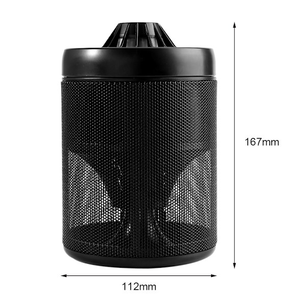Liten bärbar elektrisk USB-driven giftfri LED-insektslampa