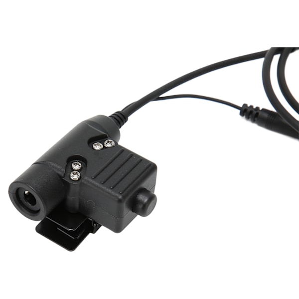 U94 PTT-adapter Push-to-Talk-knapp Walkie Talkie Militär Headset-kontakt Ersättning för BAOFENG UV‑5R